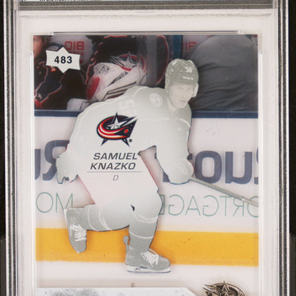 2023 Upper Deck Samuel Knazko #483 Clear Cut Young Guns PSA 10