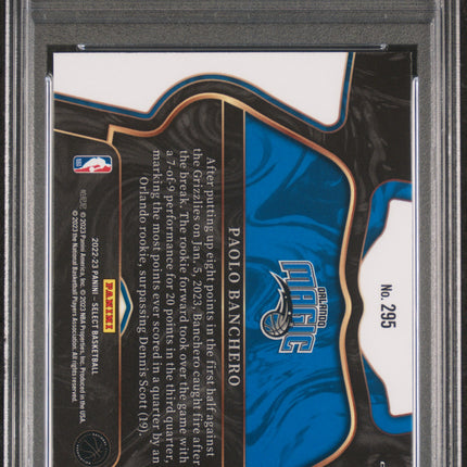 2022 Panini Select Paolo Banchero #295 Blue PSA 10