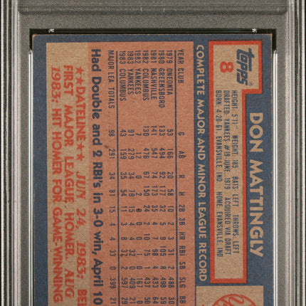 1984 Topps Don Mattingly #8 PSA 5
