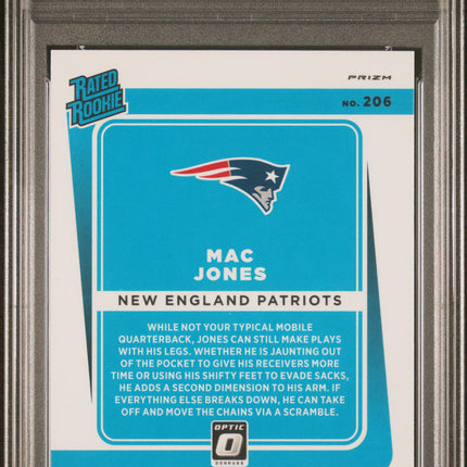 2021 Panini Donruss Optic Mac Jones #206 Stars PSA 9