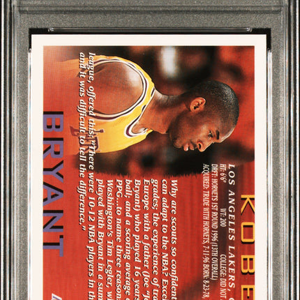 1996 Topps Kobe Bryant #138 PSA 10
