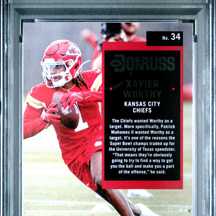 2024 Panini Donruss Retro 1994 Xavier Worthy #34 PSA 10