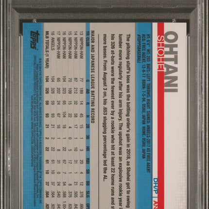 2019 Topps Shohei Ohtani #250 PSA 10