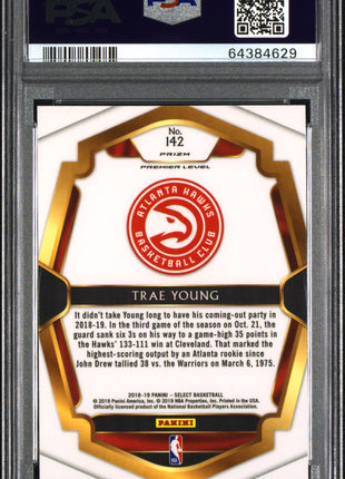 2018 Panini Select Trae Young #142 PSA 10