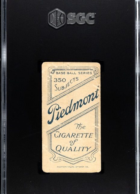 1910 Piedmont Cigarettes (T206) Jack Bliss SGC 1