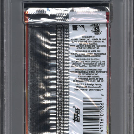 2001 Topps Baseball Traded & Rookies Foil Traded & Rookies PSA 8