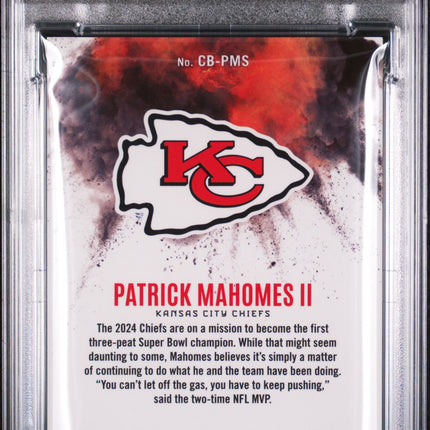 2024 Panini Phoenix Color Blast Patrick Mahomes II #CBPMS PSA 8