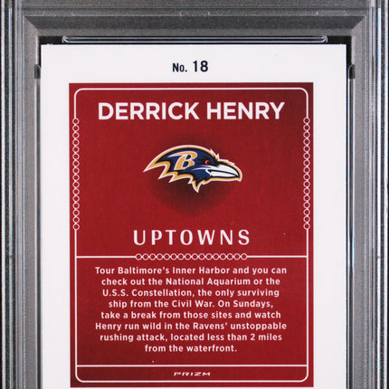 2024 Panini Donruss Optic Uptowns Derrick Henry #18 PSA 9
