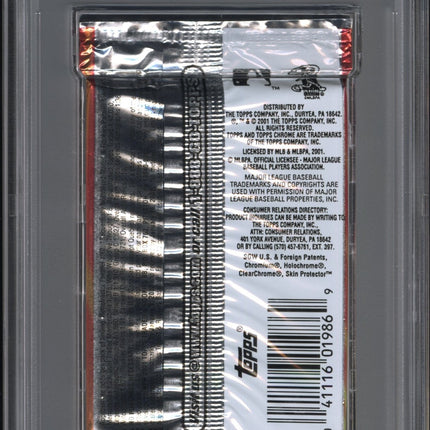 2001 Topps Baseball Traded & Rookies Foil Traded & Rookies PSA 8