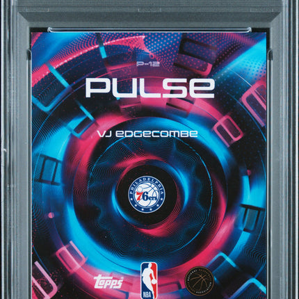 2025 Topps Finest Pulse VJ Edgecombe #P-12 PSA 10