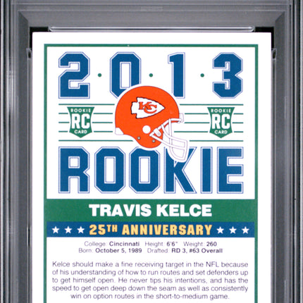 2013 Panini Score Travis Kelce #431 Autograph PSA 7 Auto