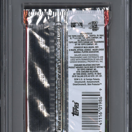 2001 Topps Baseball Traded & Rookies Foil Traded & Rookies PSA 8
