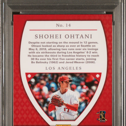 2018 Panini Chronicles Crusade Shohei Ohtani #14 PSA 10