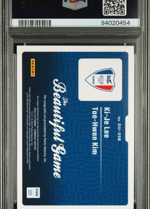 2023-24 Panini Donruss FIFA Auto Ki-JE Lee Tae-Hwan Kim #DUSSB PSA 9