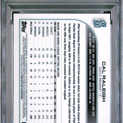 2022 Topps Chrome Cal Raleigh #149 PSA 9