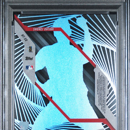 2018 Topps High Tek Shohei Ohtani #HT-SO PSA 8 Pattern 4 Waves Key