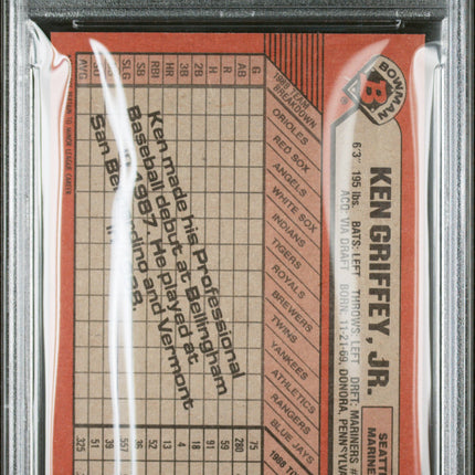 1989 Bowman Ken Griffey JR. #220 PSA 8