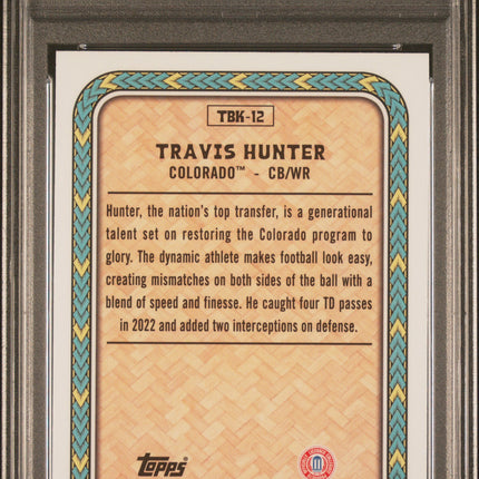 2023 Bowman University Chrome The Big Kahuna Travis Hunter #TBK12 PSA 10