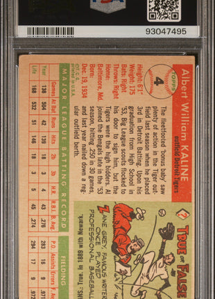 1955 Topps Al Kaline #4 PSA 4