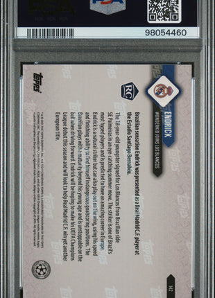 2023 Topps Now UEFA Champions League Endrick #142 PSA 10