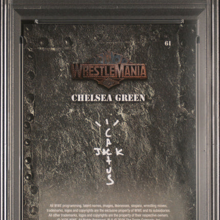 2025 Topps Chrome WWE Cactus Jack Chelsea Green #61 Laser Raywave /20 PSA 9