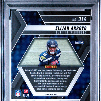 2025 Panini Mosaic Elijah Arroyo #314 Honeycomb PSA 10