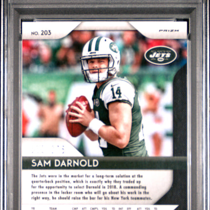 2018 Panini Prizm Sam Darnold #203 Hyper PSA 9 /275