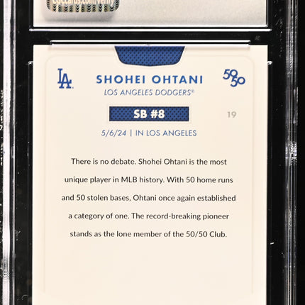 2024 Topps 50/50 Shohei Ohtani #19 CGC 9