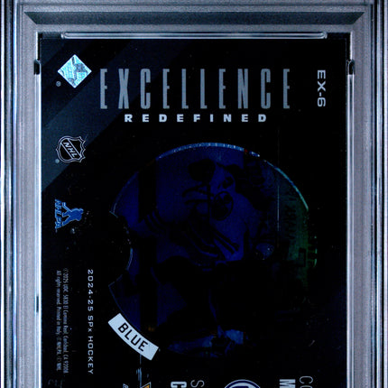 2024 SPX Excellence Redefined Sydney Crosby Connor McDavid #EX6 Blue PSA 9 1/199