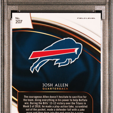 2018 Panini Select Josh Allen #207 PSA 9