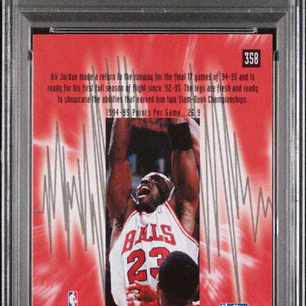 1995 Hoops Michael Jordan #358 PSA 7