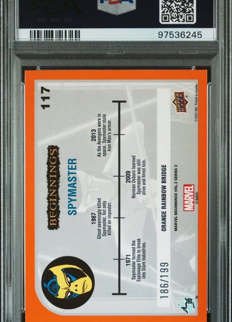 2024 Upper Deck Marvel Beginnings Vol.2 Series 2 Spymaster #117 PSA 9