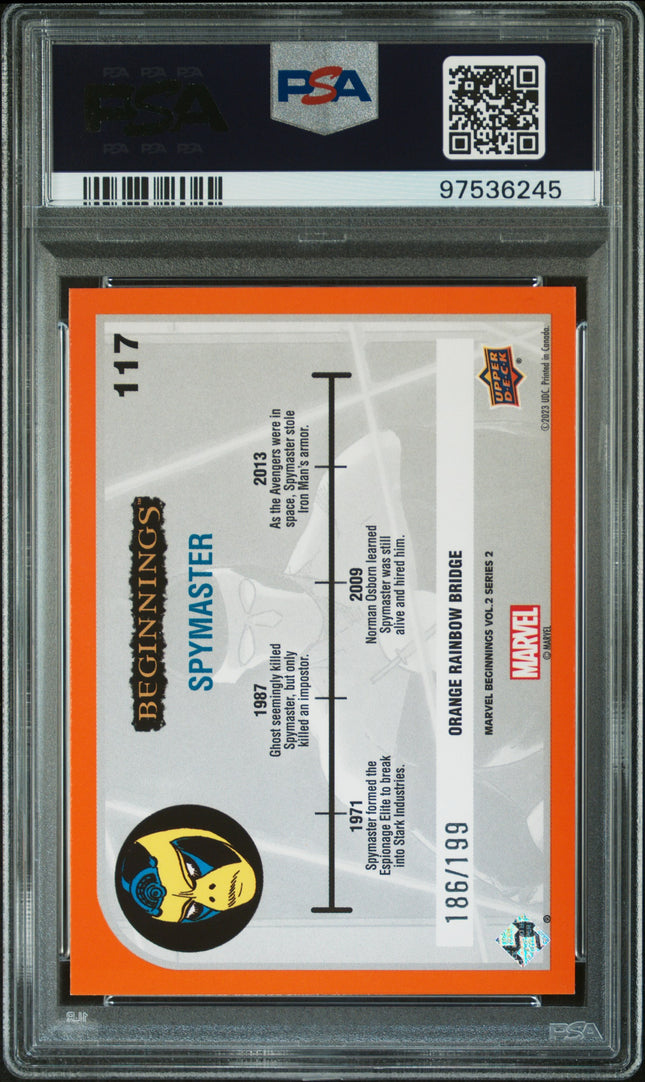 2024 Upper Deck Marvel Beginnings Vol.2 Series 2 Spymaster #117 PSA 9