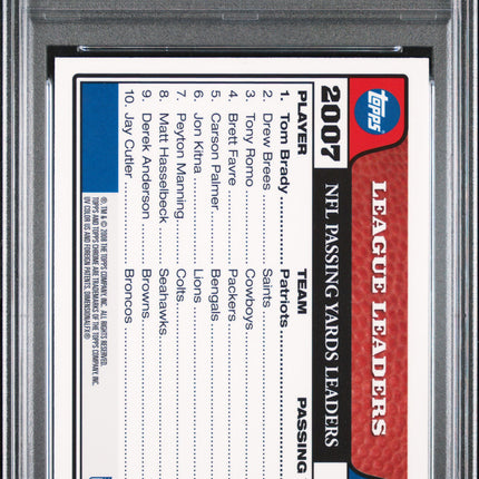 2008 Topps Chrome Tom Brady #TC121 PSA 10