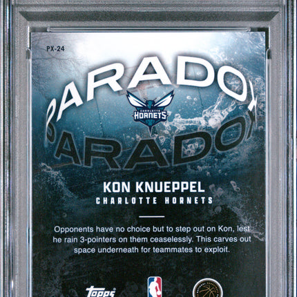 2025 Topps Chrome Paradox Kon Knueppel #PX-24 PSA 9