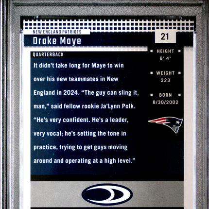 2024 Panini Donruss Retro 2004 Drake Maye #21 PSA 9
