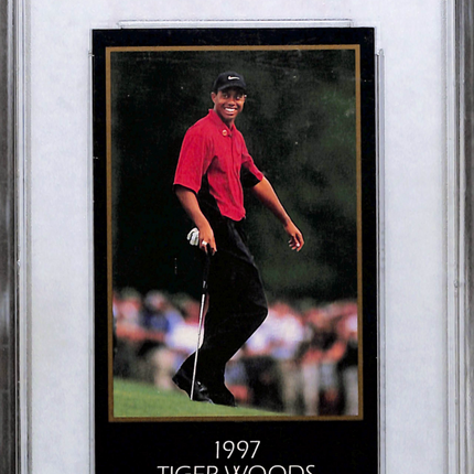 1998 Champions Of Golf Masters Collection Tiger Woods 1997 PSA 7