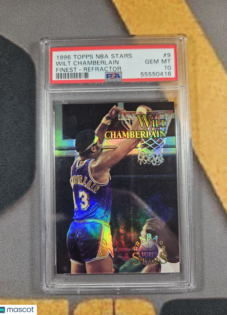 1996 Topps NBA Stars Wilt Chamberlain #9 PSA 10