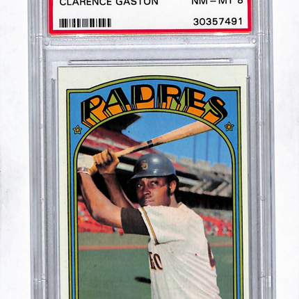1972 Topps Clarence Gaston #431 PSA 8