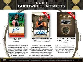 Multi 2024 Upper Deck Goodwin Champions Hobby Box
