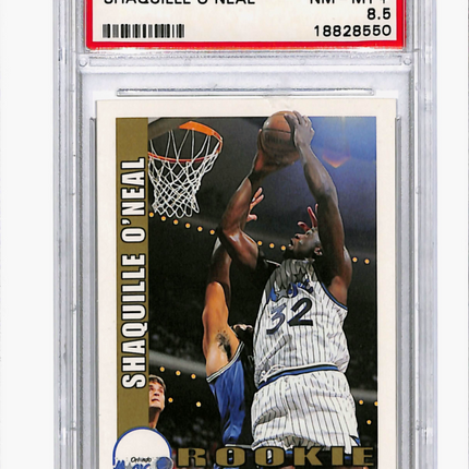 1992 Hoops Shaquille O'Neal #442 PSA 8.5