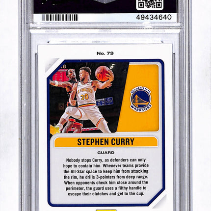 2019 Panini Chronicles Stephen Curry #79 Red PSA 9