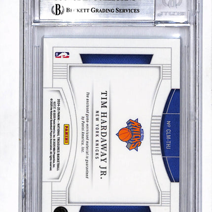 2024 Panini National Treasures Colossal Logoman Tim Hardaway Jr. #62 /10 BGS 9