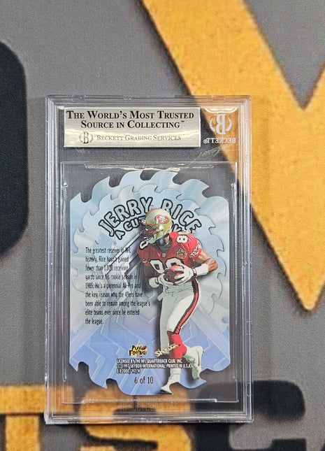 1997 E-X2000 A Cut Above Jerry Rice #6 BGS 9