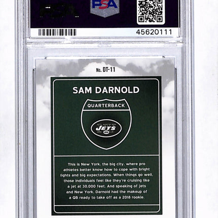 2018 Panini Donruss Optic Downtown Sam Darnold #DT11 PSA 10