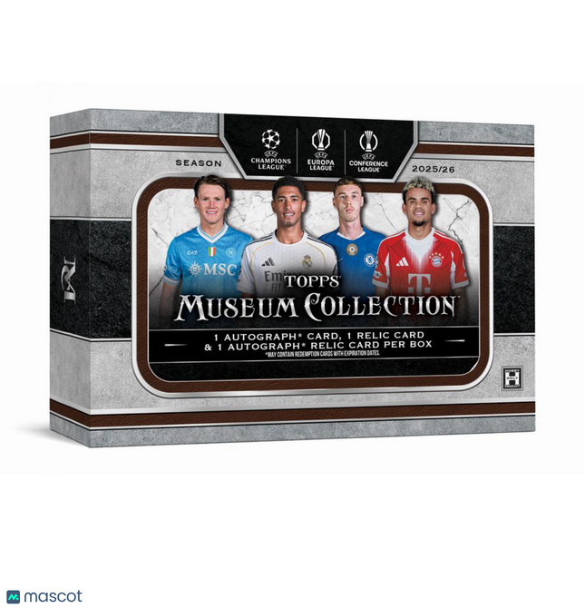 Soccer 2025-26 Topps Museum Collection UEFA Champions League Hobby Box