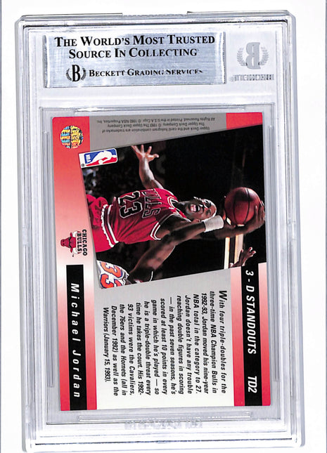 1993 Upper Deck Triple Double Michael Jordan #TD2 BGS 8.5