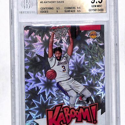 2020 Crown Royale Kaboom Anthony Davis #3 BGS 9.5 Case Hit