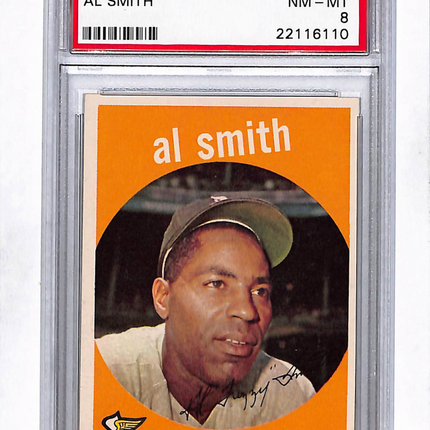 1959 Topps Al Smith #22 PSA 8