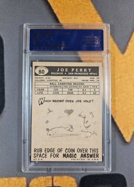 1959 Topps Joe Perry #80 PSA 6